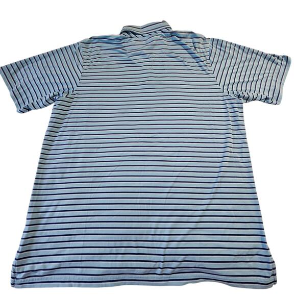 Blue Striped Polo Shirt for Men - Picture 2 of 10